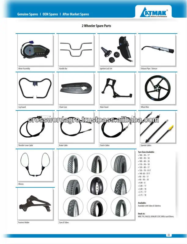 tvs apache rtr 160 spare parts price list