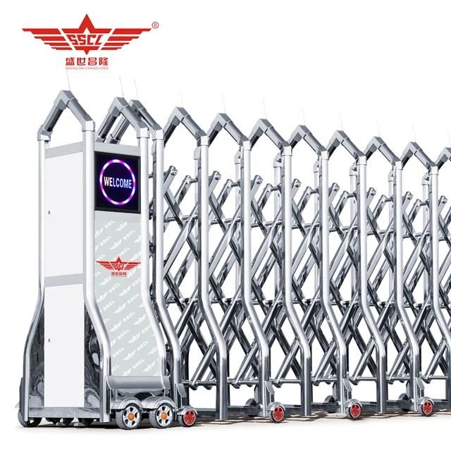 Steel Retractable Front Gate Designs Automatic Retractable Gate