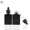 Factory Wholesale 30ml glass bottle rectangle 1oz