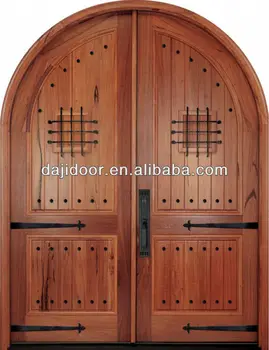 Old Style Round Top Interior Solid Wood Double Doors Model Dj S8371r Old Style Round Top Interior Solid Wood Double Doors Model Dj S8371r