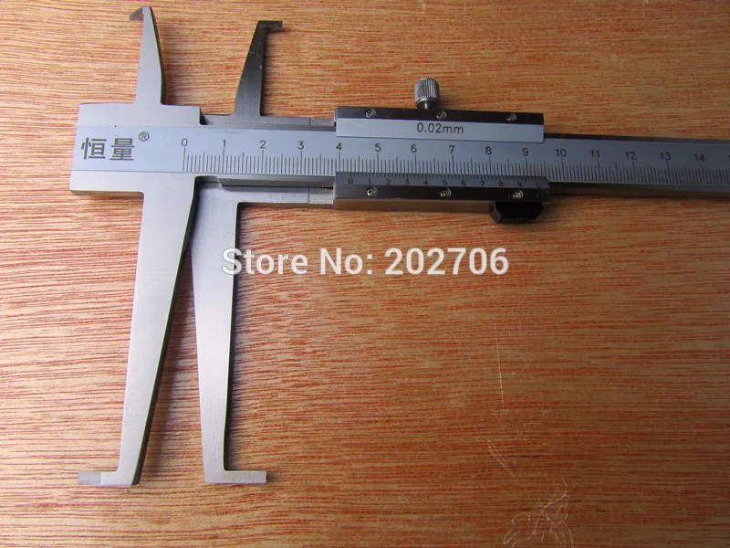 9300mm Knifepoint Inside Groove Vernier Caliper With Double Claw