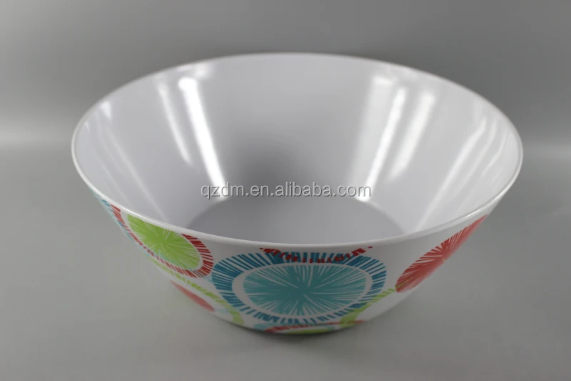 11 inch Melamine Big Bowl Plastic mixing Bowl Custom-made Logo