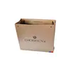 matt gold material Hot stamping garment packaging bag