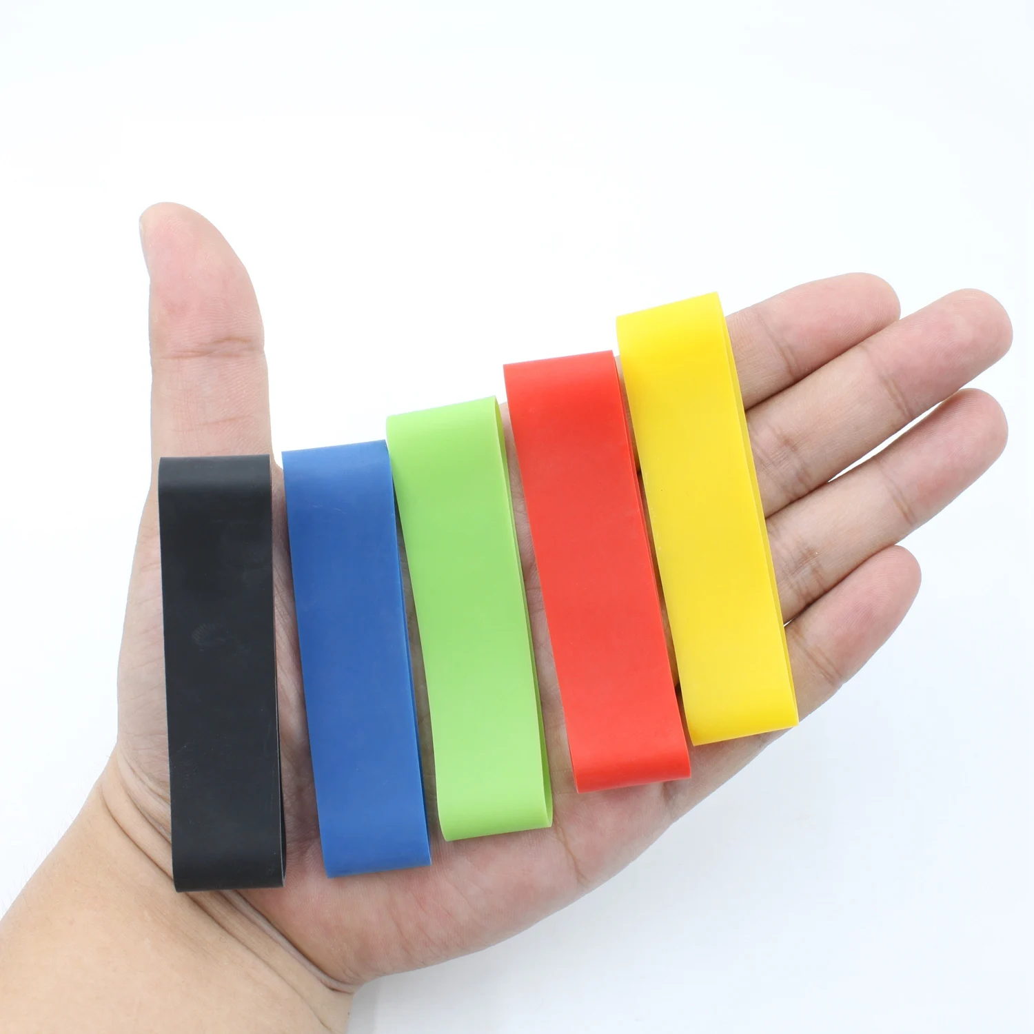 5 Pieces Color Coded 16cm Stress Relief Stretch Exercise Extensor ...