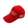 Factory Price adjustable red custom embroid make america great again hat,america flag hat