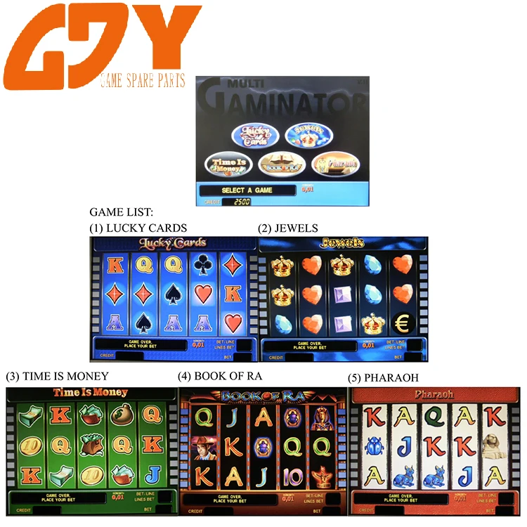 Gamintor 5 In 1 Pcb Casino Game Board For Slot Machine Or Casino Room