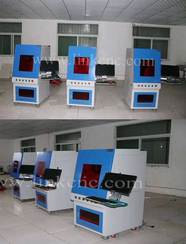 New design full closed cover 20w 30w 50w 100w fiber laser marking machine for metal