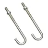 China Manufacturer m3 stainless steel j hook bolt with nut