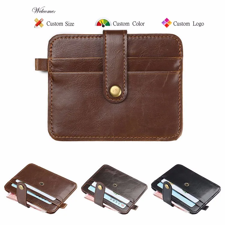 Wholesale Leather Men's Wallet Card Holder - Buy Mens Wallet Card ...