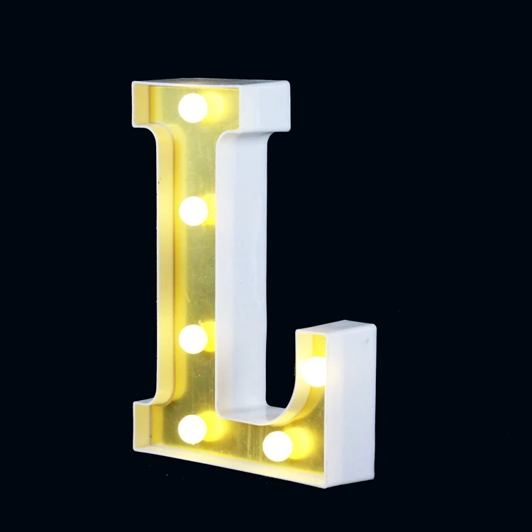 LED Light Customizable small led letters channel battery  Led Letter Lights Electronic Led Sign