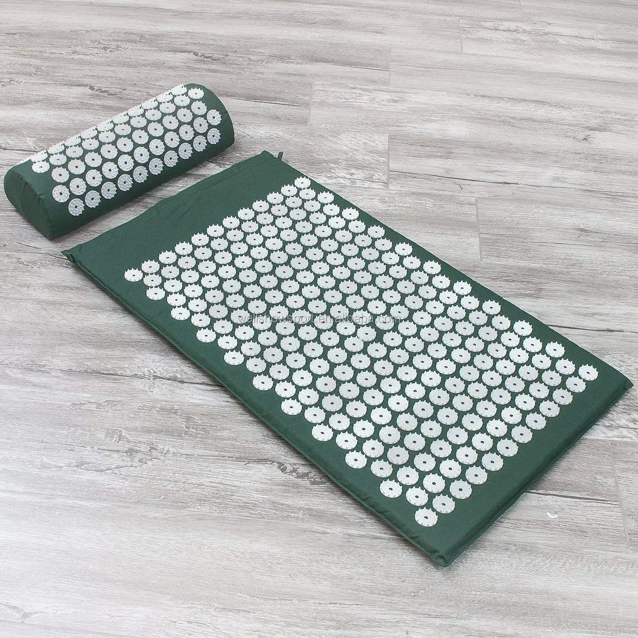 Wellshow Sport Acupressure Mat And Pillow Set For Back And Neck Pain
