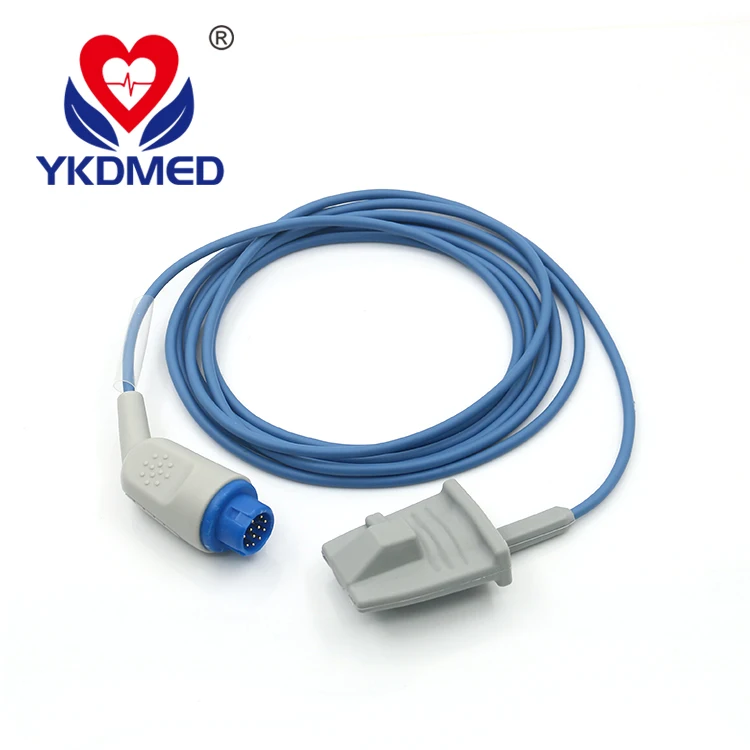 Oxygen Sensor Adult Finger Clip Spo2 Pulse Sensor For Mindray Pm6000 ...