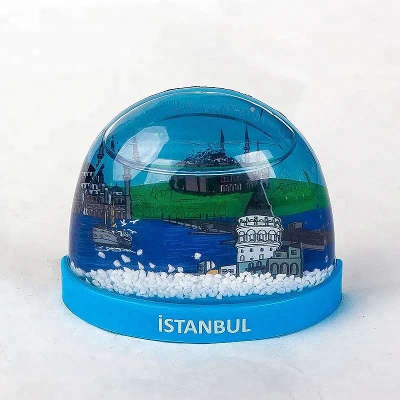 Acrylic Decal Photo Snow Globe With Soft Durable Plastic
