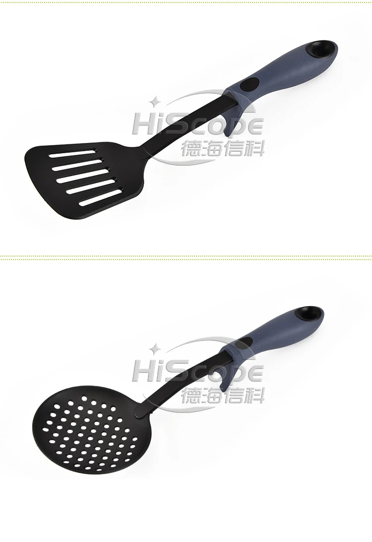 hot selling 6 pieces  nylon plastic  kitchen utensils set  for non-stick cookware