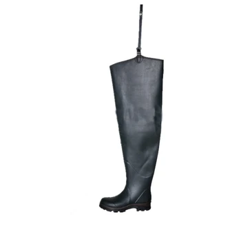 thigh high rubber boots