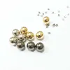 Wholesale fashion rivets Plastic button round plating abs pearl stud pearl button