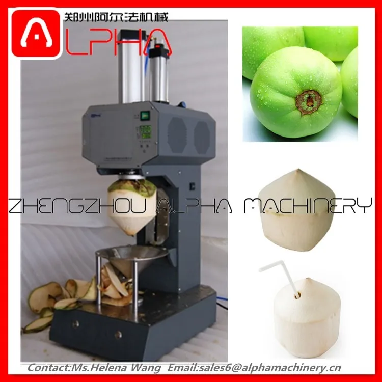 Stainless Steel Automatic Coconut Peeling Machine/green Coconut Peel