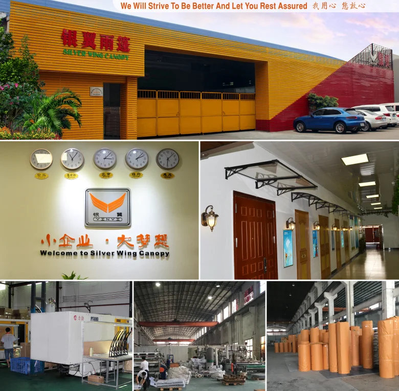 SilverWing factory Fiberglass hardtop awnings.png