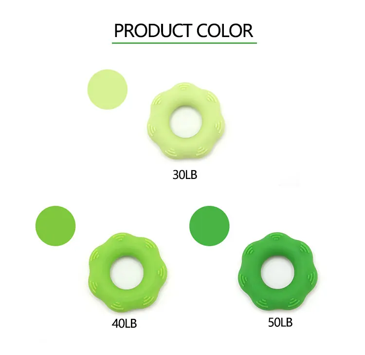 Forearm Exercise Stretcher Silicone Finger Ring Dexterity Hand Grip Exerciser Tools Fitness 