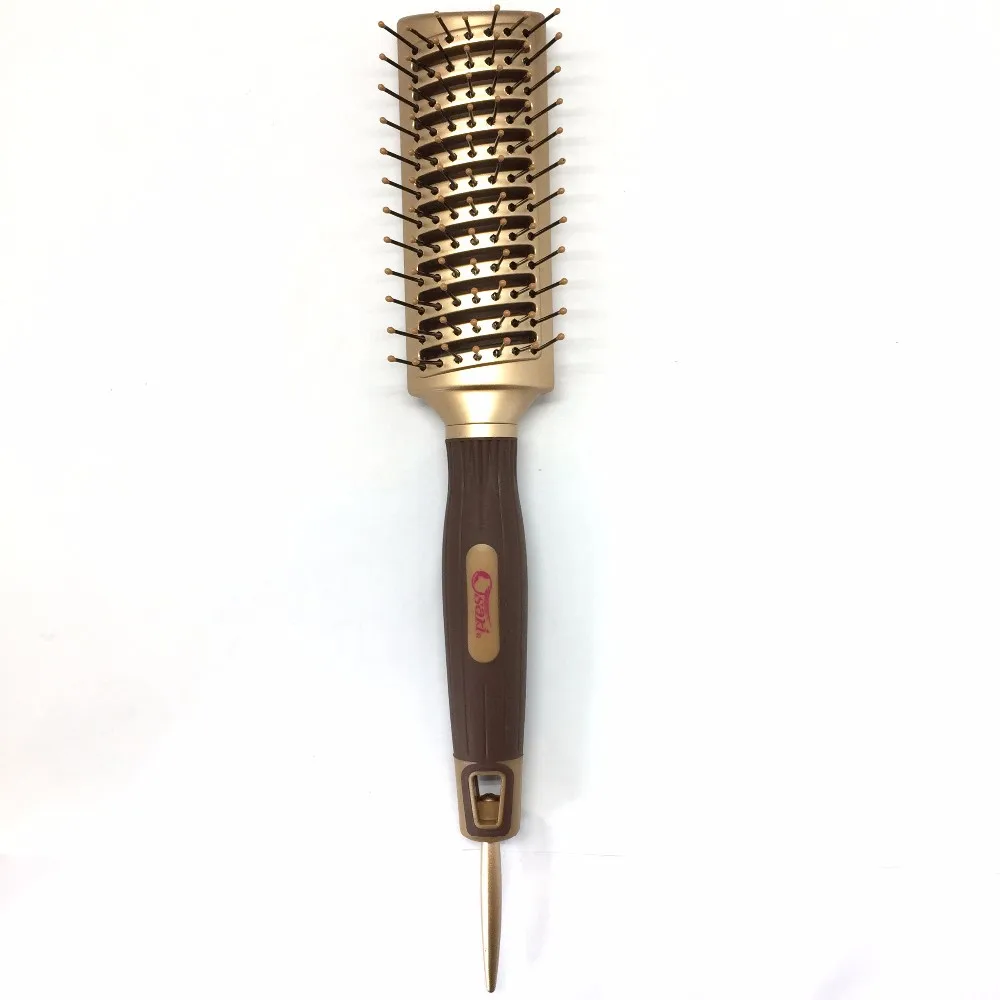 Osaki Brand Professional Gold Curved Comb Brush Plastic ...