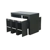 Outdoor cheap bistro stools and bar table set