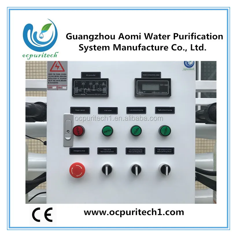 SS304 frame anticorrosive 750LPH RO drinking water purification plant