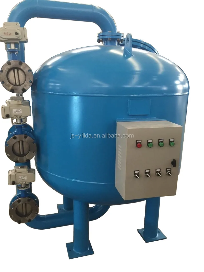 Industrial Cooling Water System Shallow Media Filtration System Sand