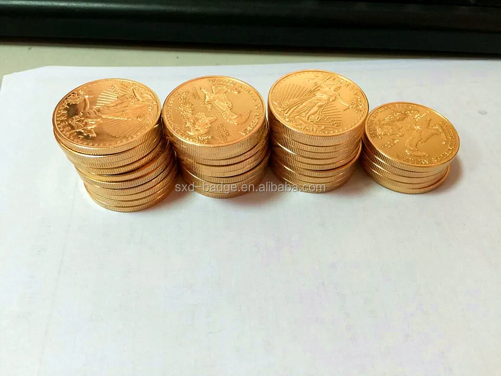 Gold Plated Tungsten Coins Buy Fake Gold Coins,Plain Gold Coins,Gold Replica Coins Product on