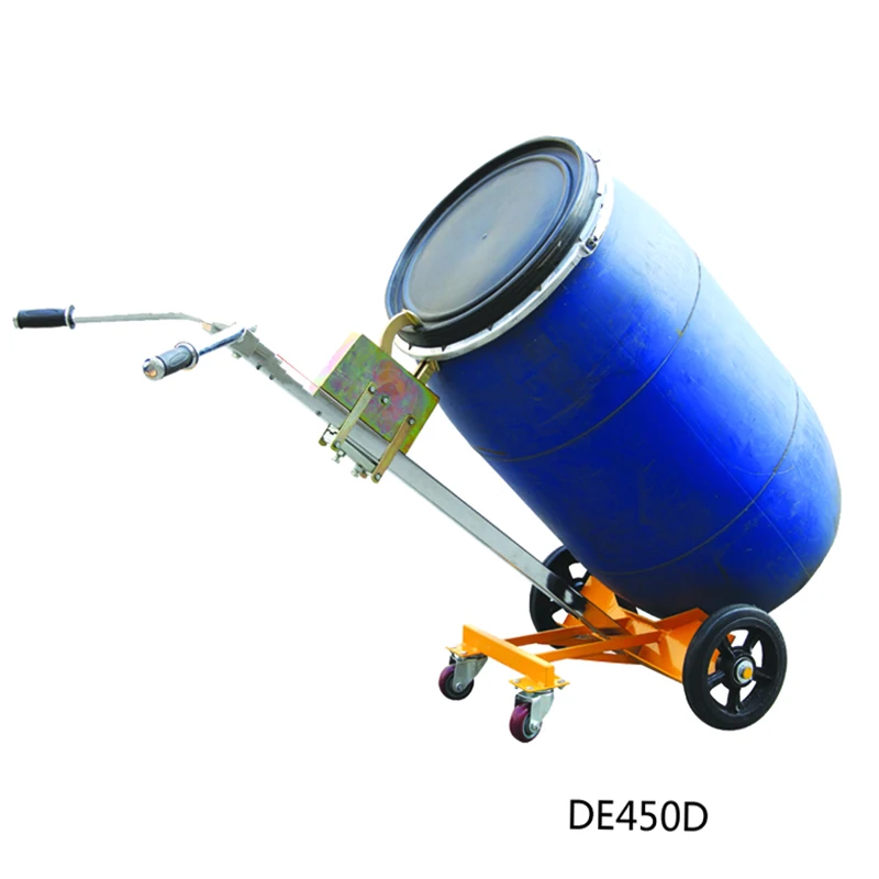 De450 Portable Heavy Duty Manual Hand Truck 450 Kg Oil Drum Trolley