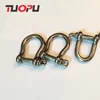 China Supplier stainless steel anchor shackle european type d shackle