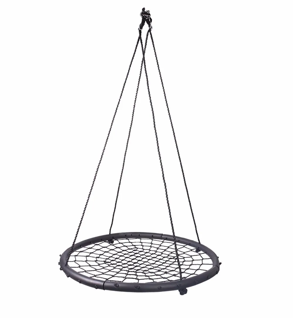 Tree Net Swing Giant 40" Wide Two Person Outdoor  Rope Swing Set