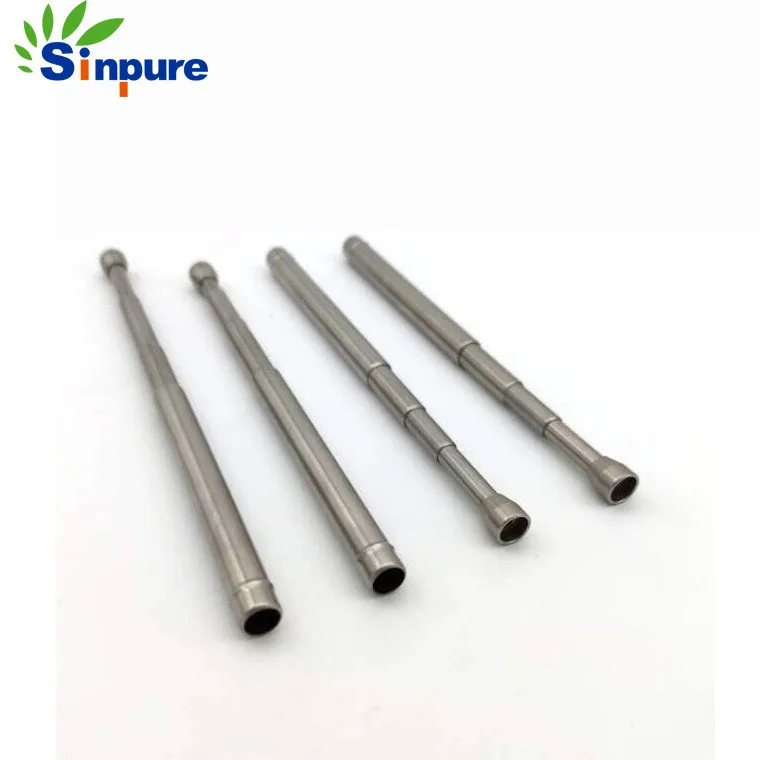 Custom Stainless Steel Telescope Bar With Channel And Male Thread Buy