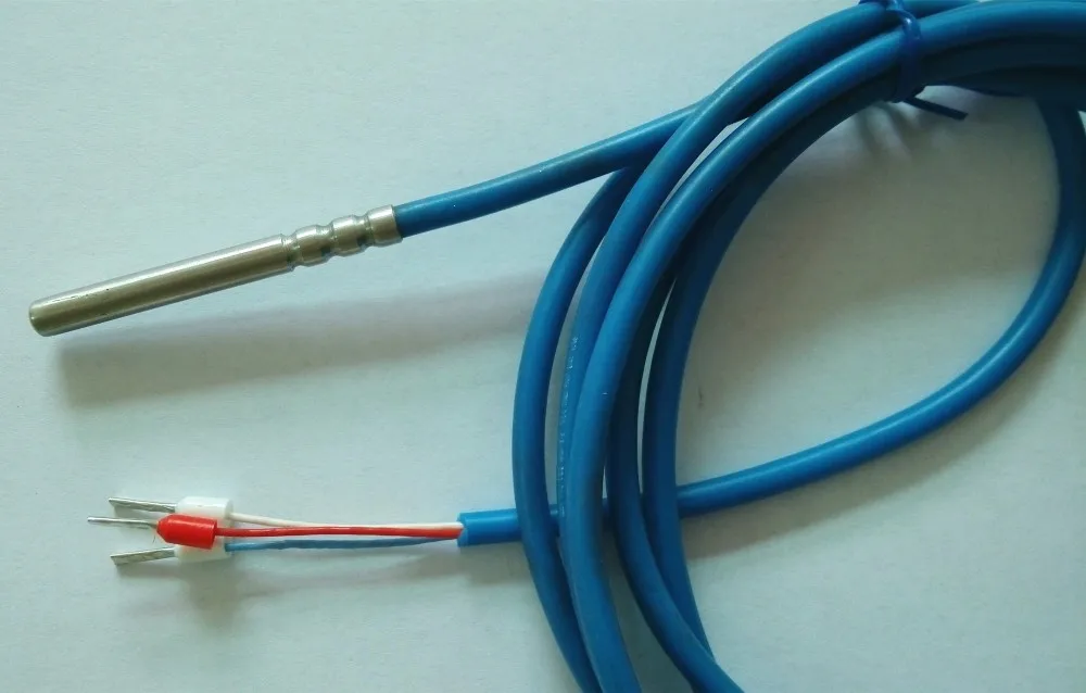 Waterproof Stainless Steel Rtd Probe Pt100 Silicone Ntc Thermistor