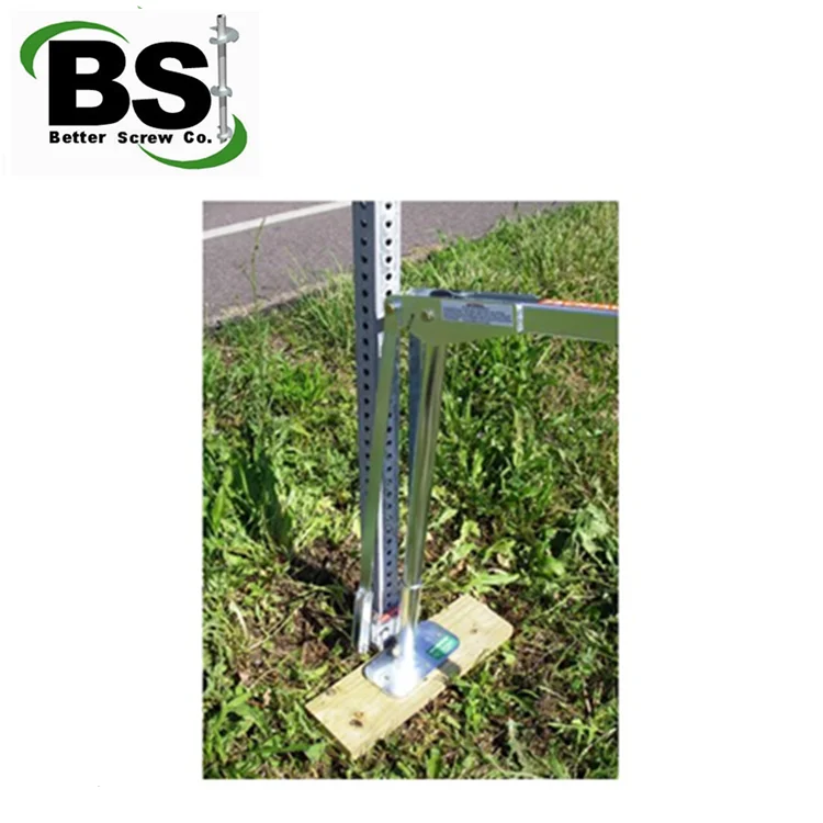 all kinds of colors powder coated perforative metal square tube sign post