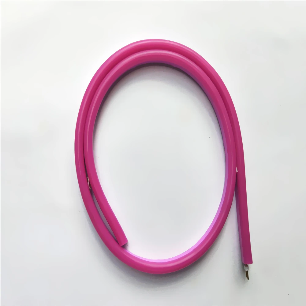 Chinese supplier led neon flex 12v single color waterproof IP67 purple led neon flexible tube