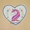 High quality reversible unicorn custom leather logo hats fiber optic cord production machine white patch