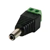 Power plug DC 2.1x5.5 mm cable mount screw contacts 2,1 x 5,5 mm Adapter Plug Screw Connector
