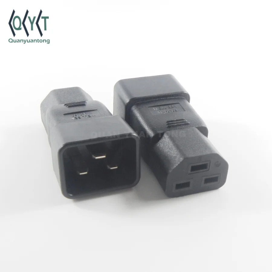 Iec320 C20 To C21 16a Conversion Socket 3 Pins Plug For Pdu Server Wa ...