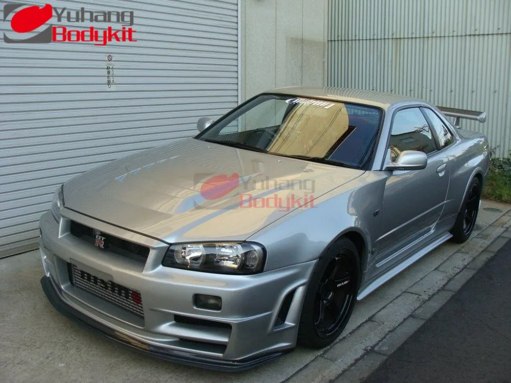 For Skyline R34 Gtr Z Tune Type Carbon Fiber Front Bumper Buy For Skyline R34 For R34 Gtr Z Tune Front Bumper Product On Alibaba Com