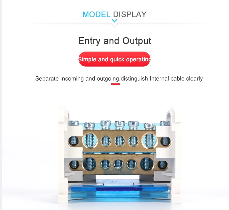 WKH 207 Modular Screw Connection Distribution Block Din