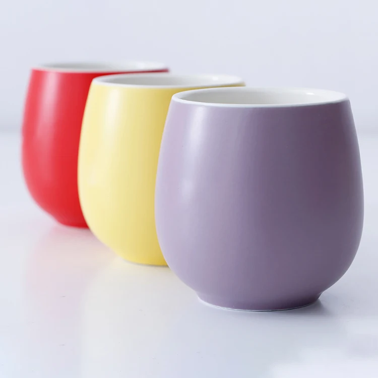 Cheap Prices Small Size White Tea Coffee Cup No Handle Ceramic Mug