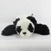 20cm Lying Skinny Body Lovely Looking Panda Bear Stuffed Plush Toys For Baby