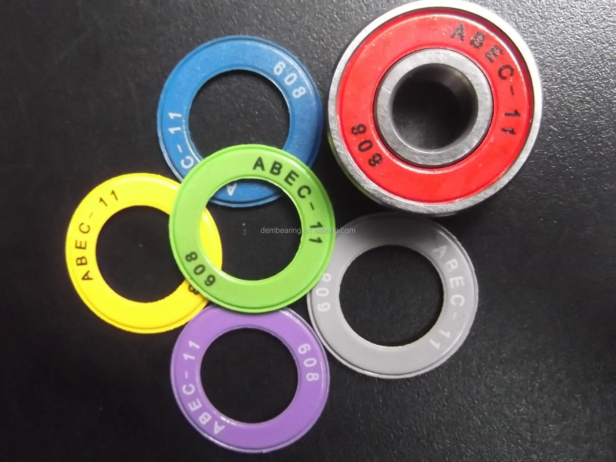 High Speed Custom Skateboard Bearings 608 Inline Skate Wheel Bearings