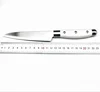 Japanese Stainless Steel Fruit and Vegetable Knife Set 5 Inch Knife with Orange Handles and Sheaths Paring Knife Set