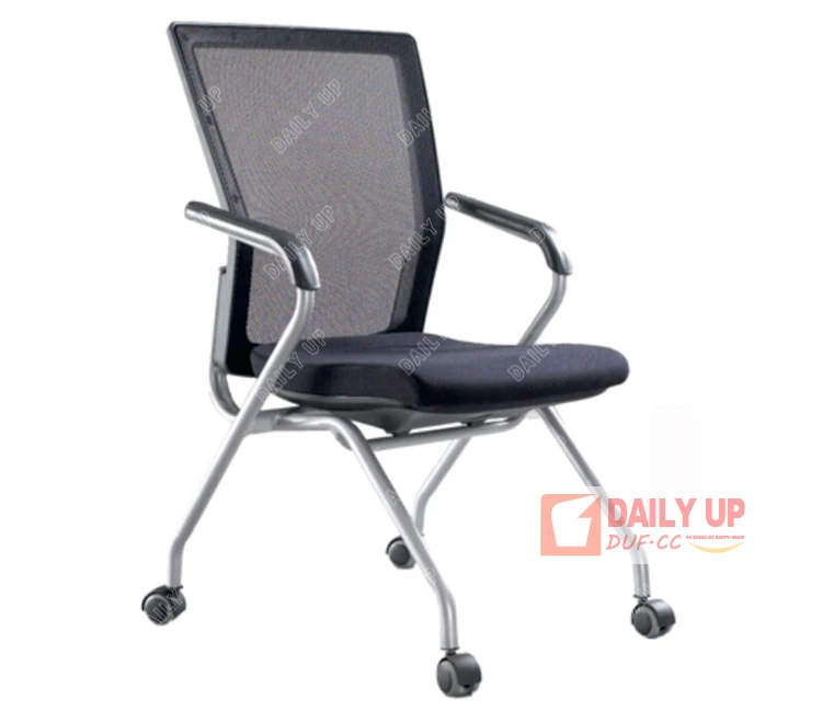 Mesh Padded Reception Chairs World Convenience Armchairs with Wheel Lecture Hall Chairs Movable