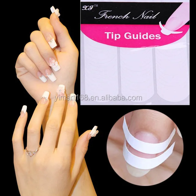 Yimart Nail Art French Manicure Tip Stickers,French Guide Smile Nail Sticker Buy French