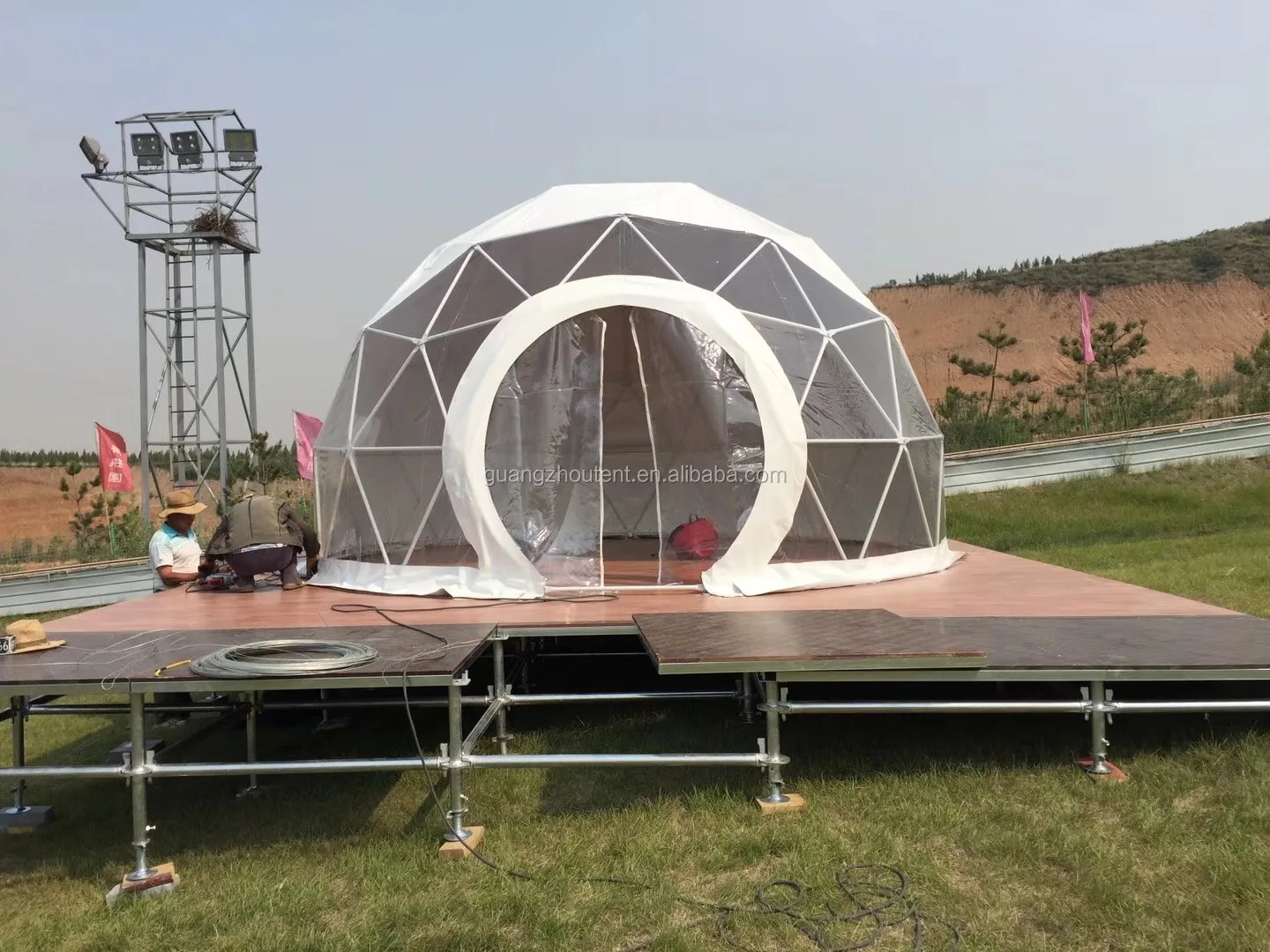 Hot Sale Geodesic Dome Glamping Tent Camping For 4 Person Buy Dome