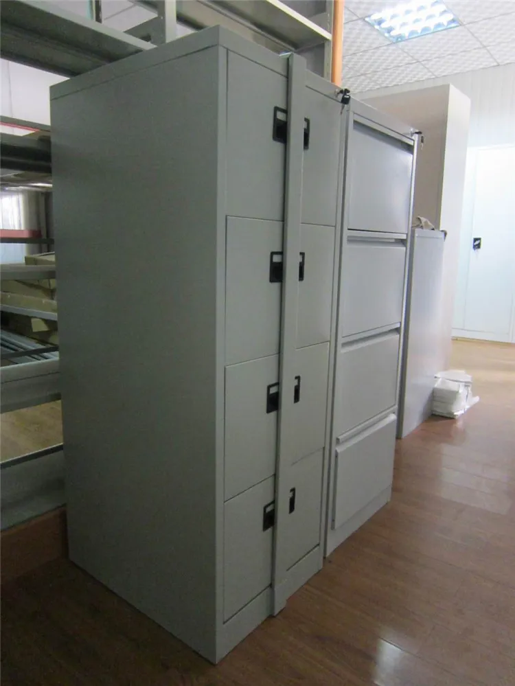 Metal Safe 4 Drawers Filing Cabinet With Lock Bar Buy 4 Drawer