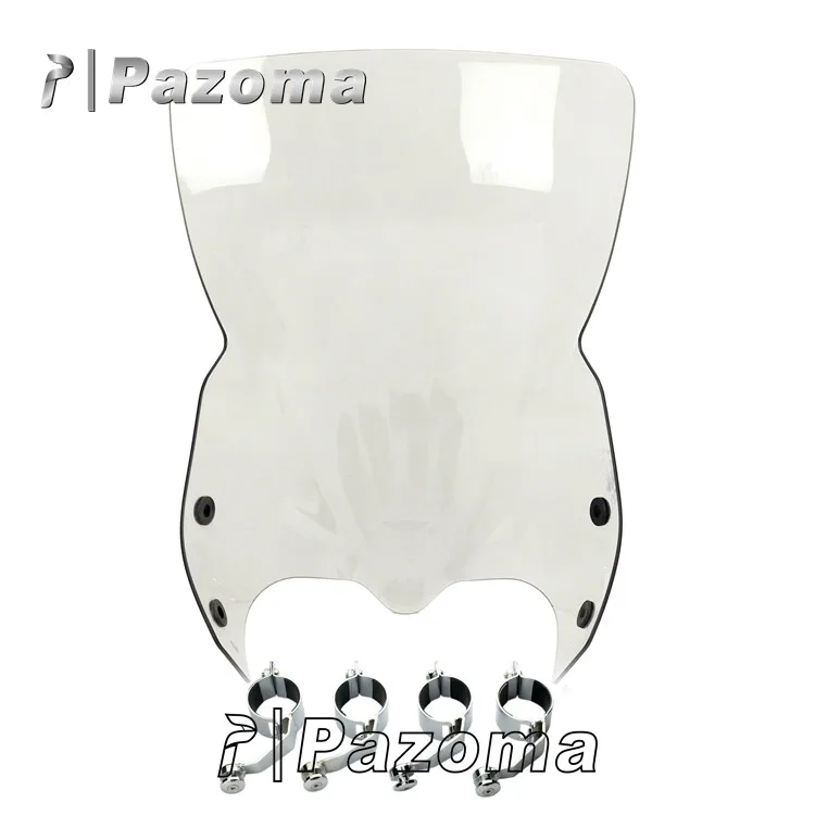 Newest Pazoma High Quality Pc Iridium Motorcycle Windshield For 06 16
