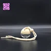 5ml ball shaped car vent empty hanging car air freshener perfume diffuser bottle with wooden cap and rope